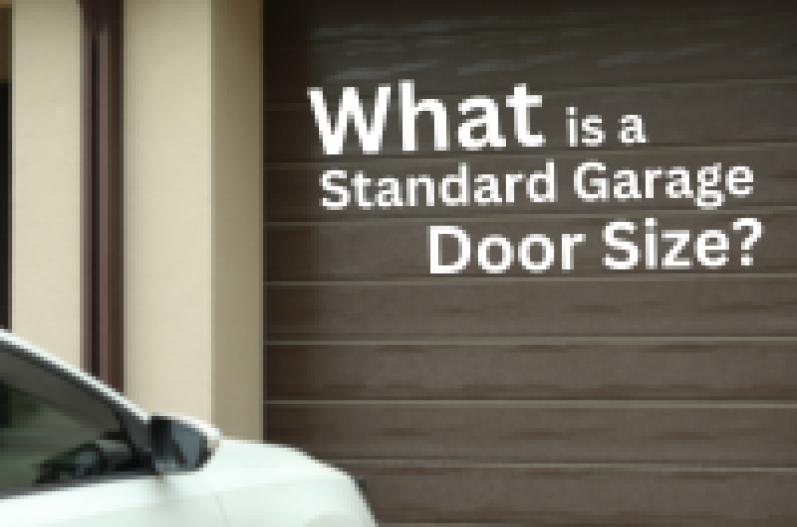 porte de garage de taille standard